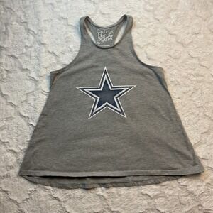 Cowboys Her Style Tank Top Dallas‎ Football Star Graphic Racerback XS